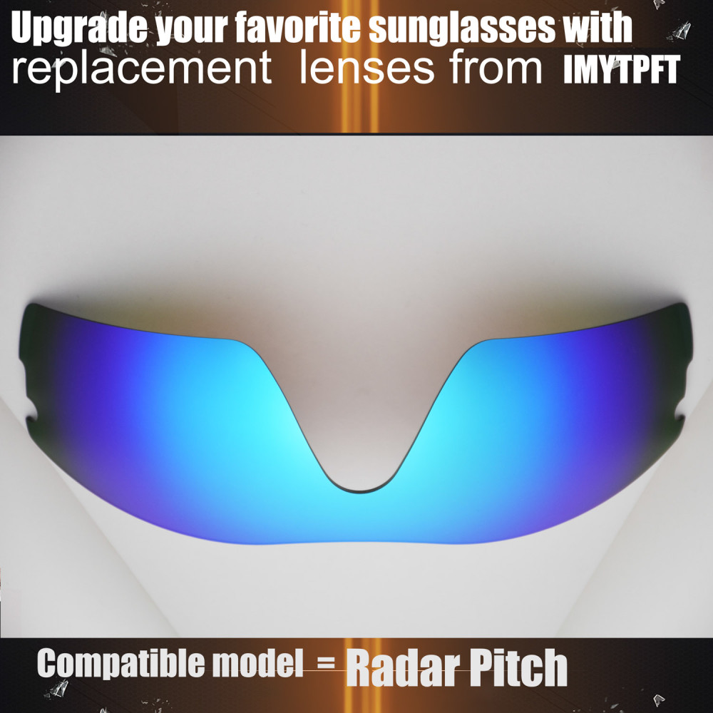 Imytpft Compatible/Replacement For Lenses Oakley Radar Pitch  Blue Polarized