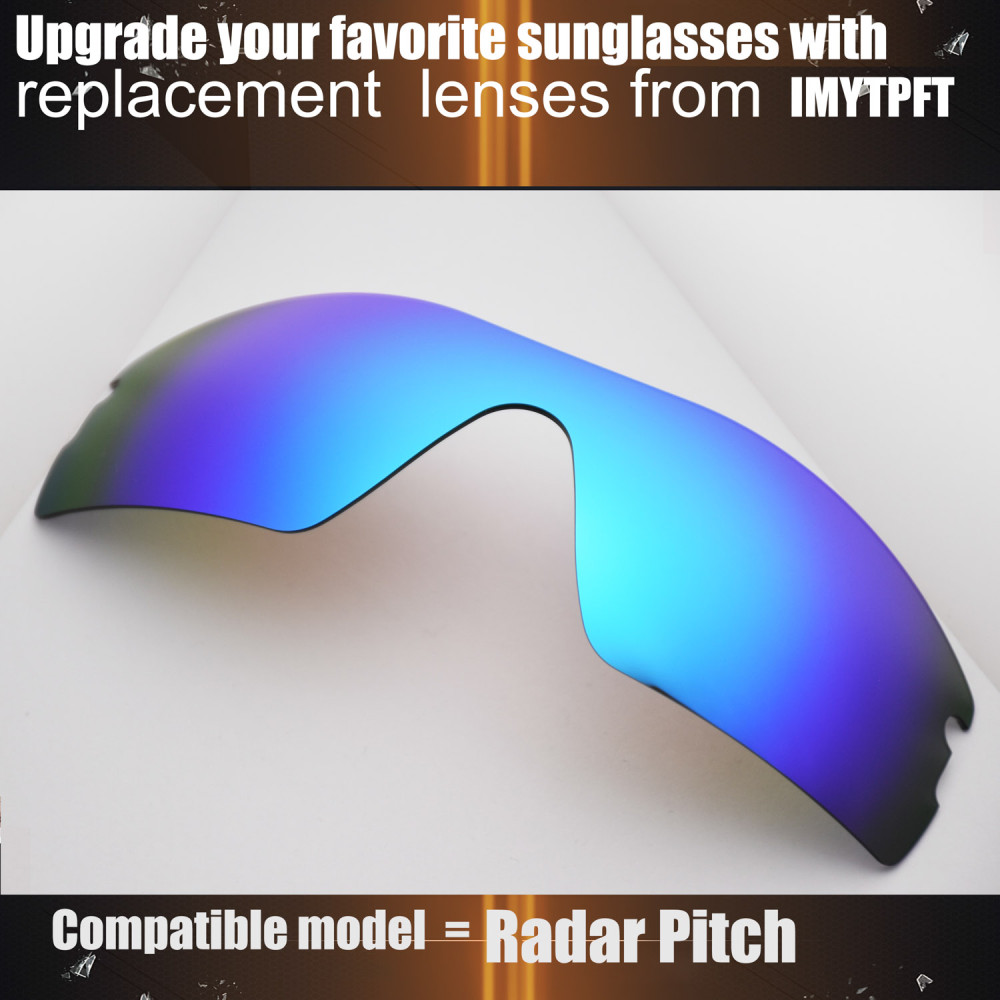 Imytpft Compatible/Replacement For Lenses Oakley Radar Pitch  Blue Polarized