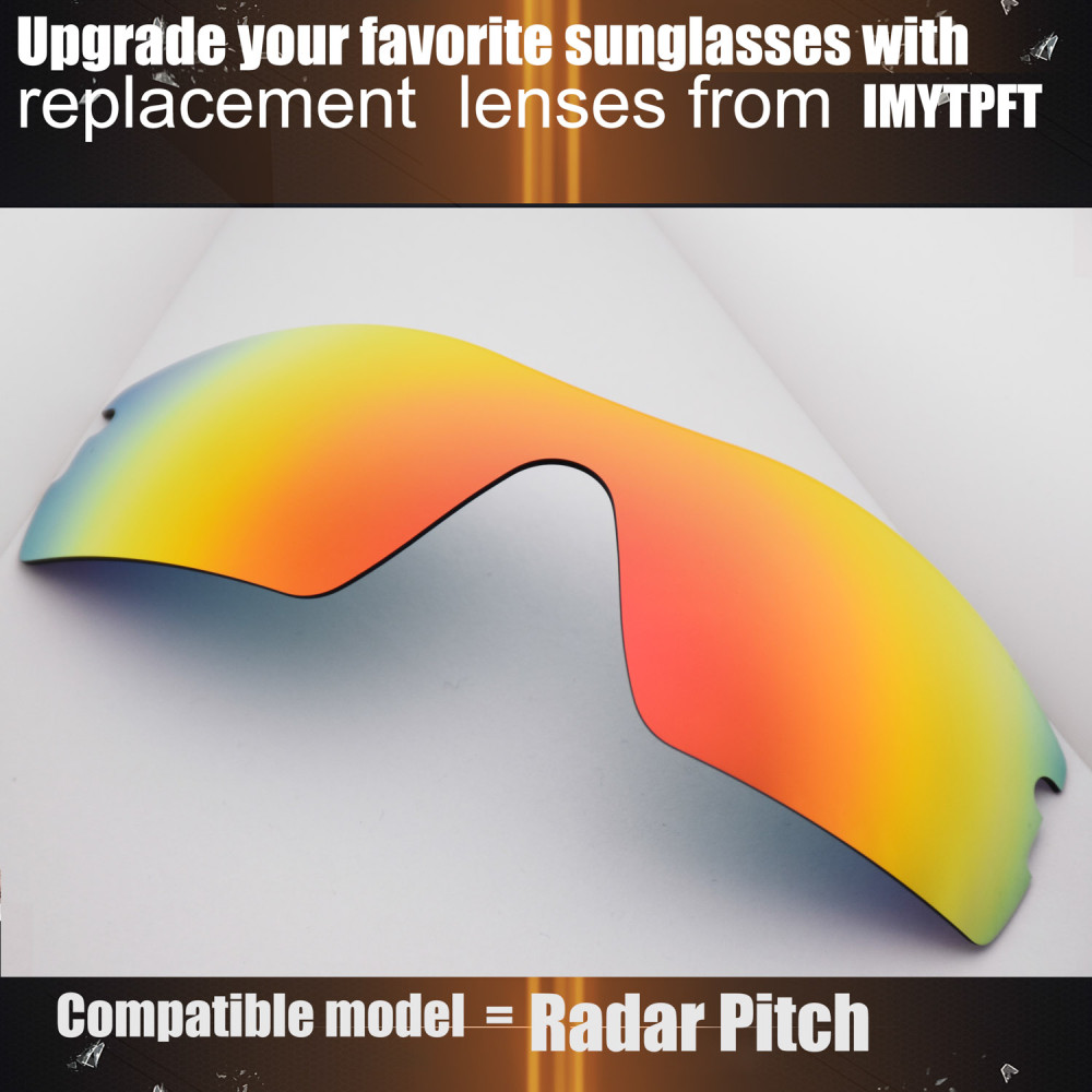 Imytpft Compatible/Replacement For Lenses Oakley Radar Pitch  Red Polarized