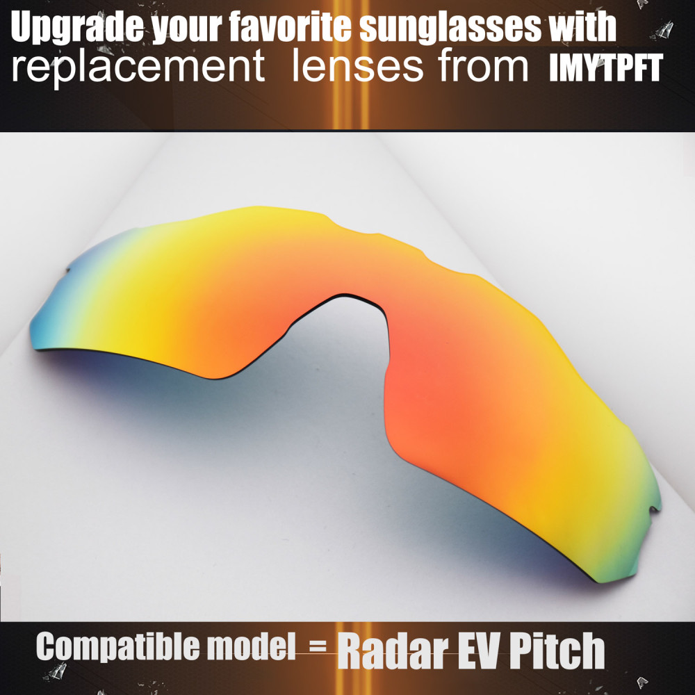Imytpft Compatible/Replacement for Lenses Oakley Radar EV Pitch  Red Polarized