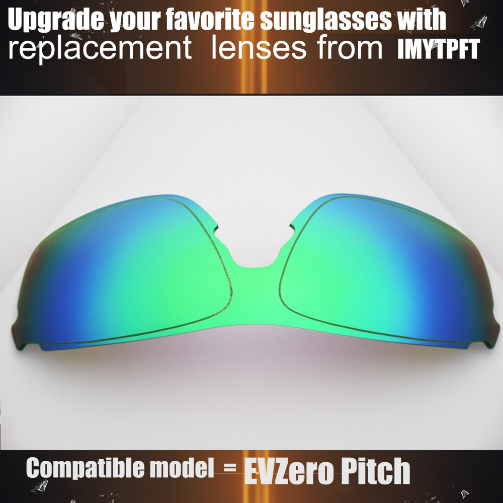 Imytpft Compatible/Replacement For Lenses Oakley EVZero Pitch  Green Polarized