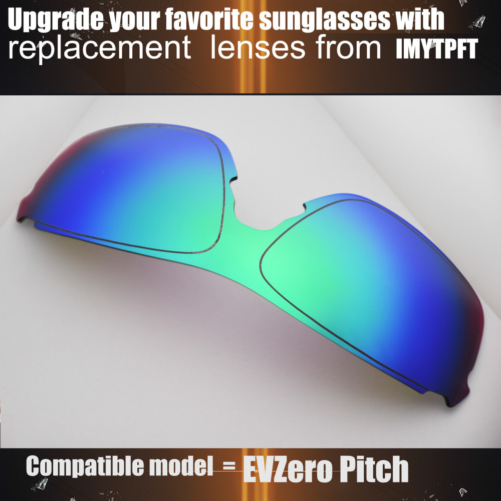 Imytpft Compatible/Replacement For Lenses Oakley EVZero Pitch  Green Polarized