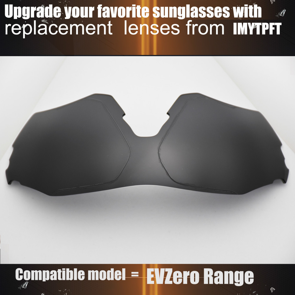 Imytpft Compatible/Replacement For Lenses Oakley EVZero Range  Black Polarized