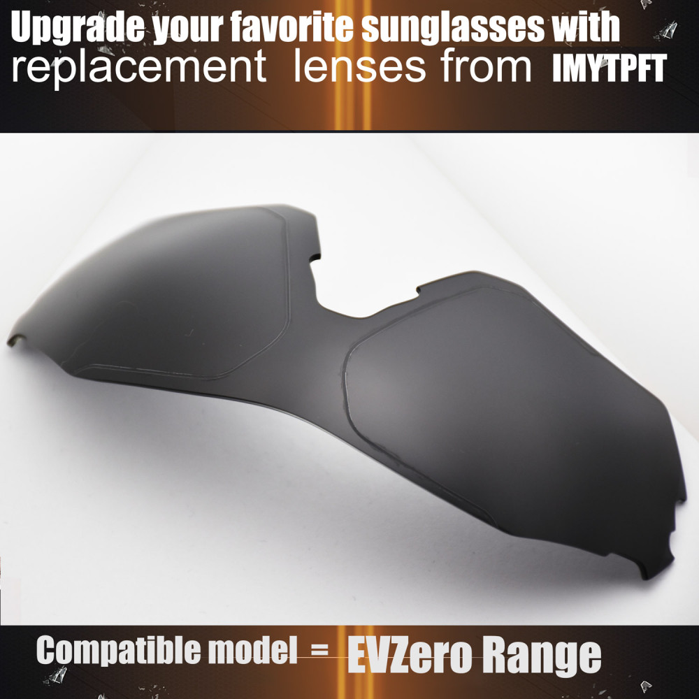 Imytpft Compatible/Replacement For Lenses Oakley EVZero Range  Black Polarized