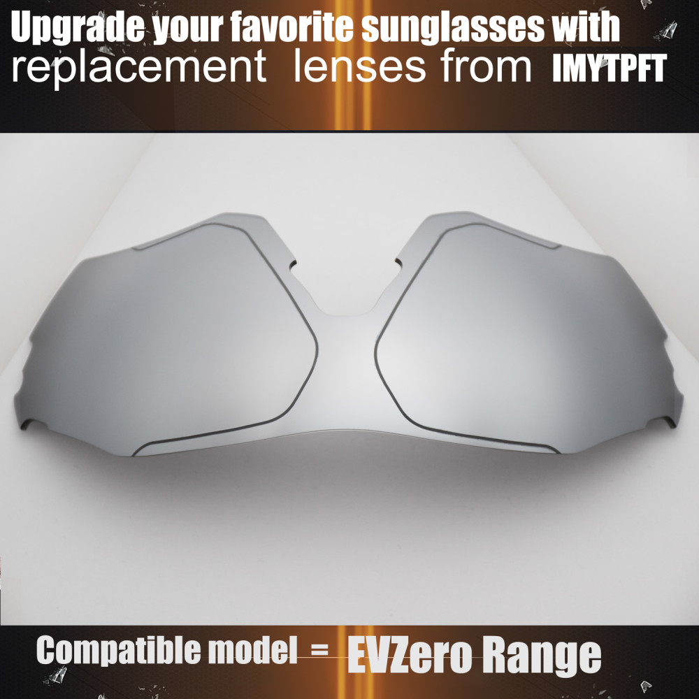 Imytpft Compatible/Replacement For Lenses Oakley EVZero Range  Titanium Mirror Polarized
