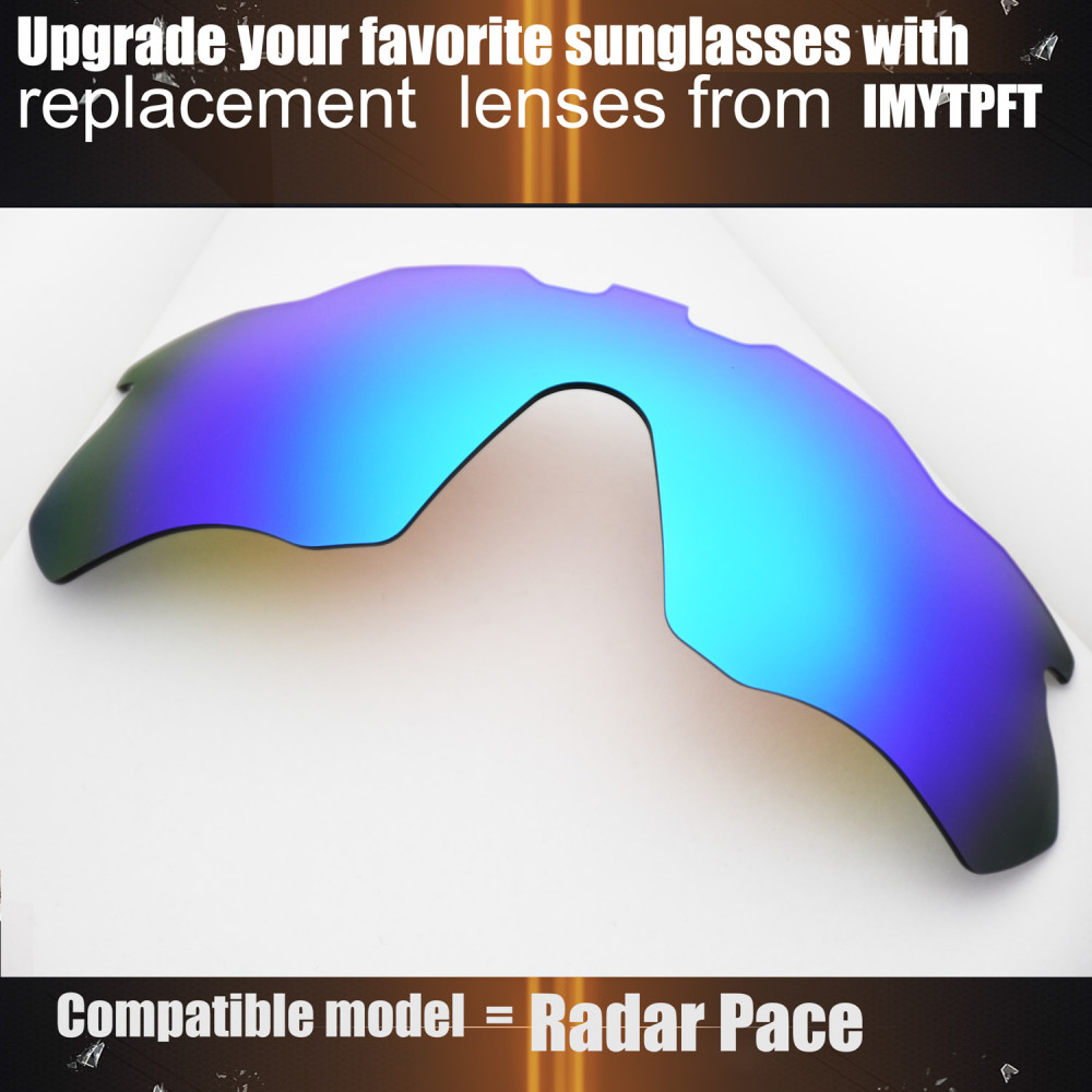 Imytpft Compatible/Replacement for Lenses Oakley Radar Pace  Blue Polarized