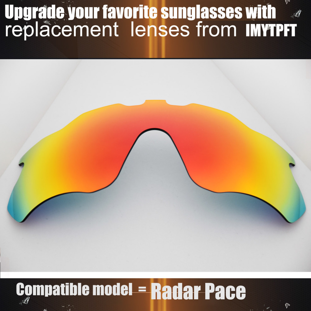 Imytpft Compatible/Replacement for Lenses Oakley Radar Pace  Red Polarized