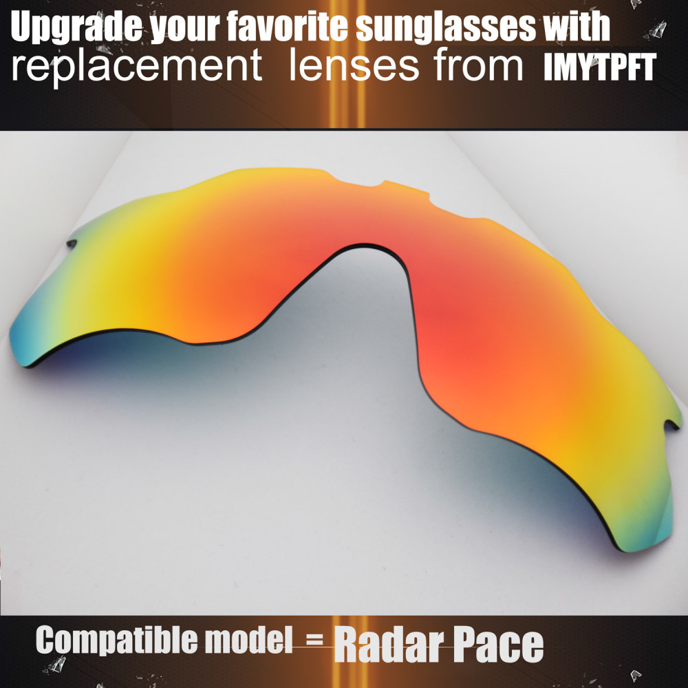 Imytpft Compatible/Replacement for Lenses Oakley Radar Pace  Red Polarized