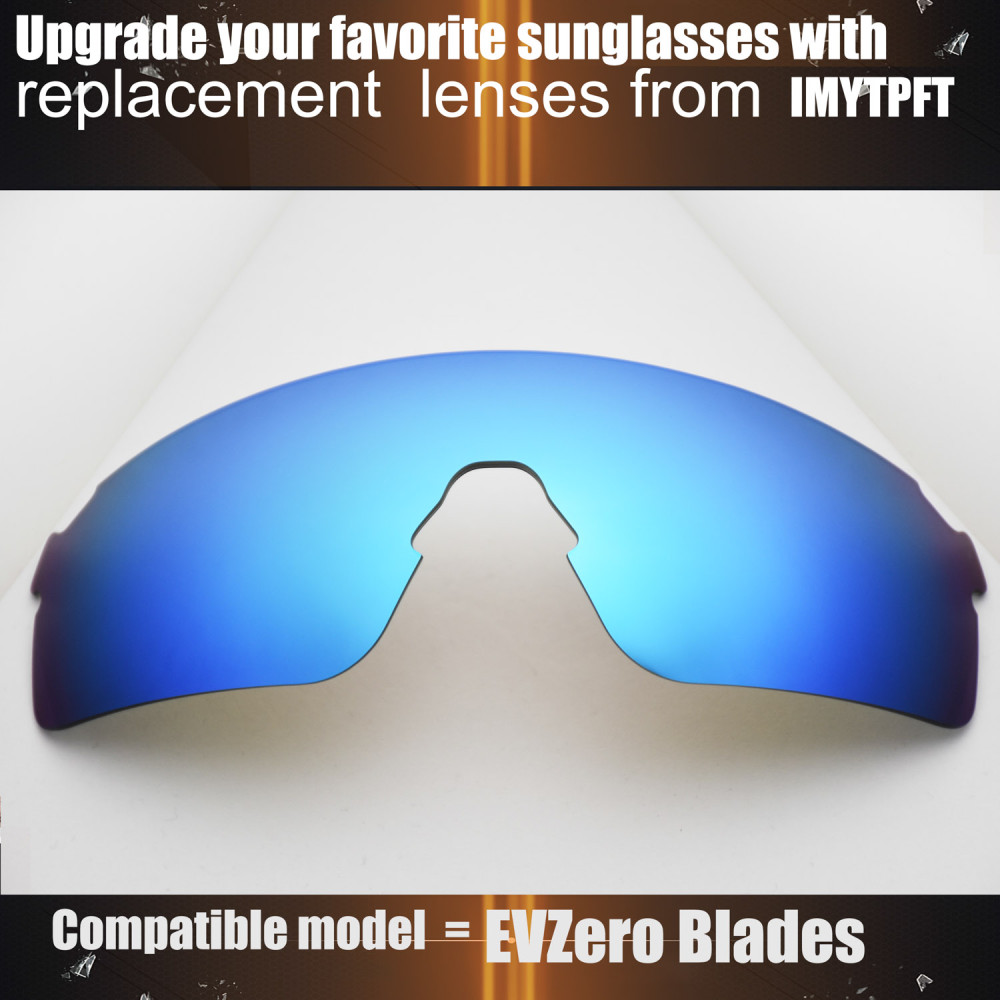 Imytpft Compatible/Replacement For Lenses Oakley EVZero Blades  Blue Polarized