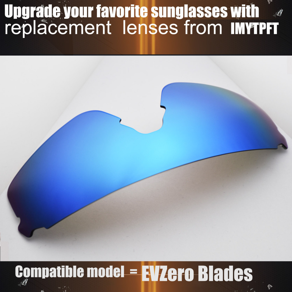 Imytpft Compatible/Replacement For Lenses Oakley EVZero Blades  Blue Polarized