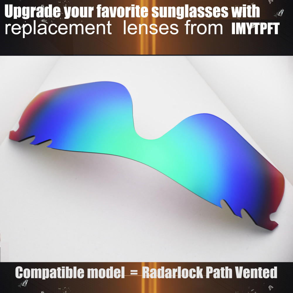 Imytpft Compatible/Replacement for Lenses Oakley Radarlock Path Vented Green Polarized Imytpft Compatible/Replacement for Lenses Oakley Radarlock Path Vented Green Polarized