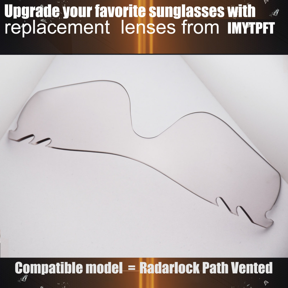 Imytpft Compatible/Replacement for Lenses Oakley Radarlock Path Vented  Photochromic Polarized