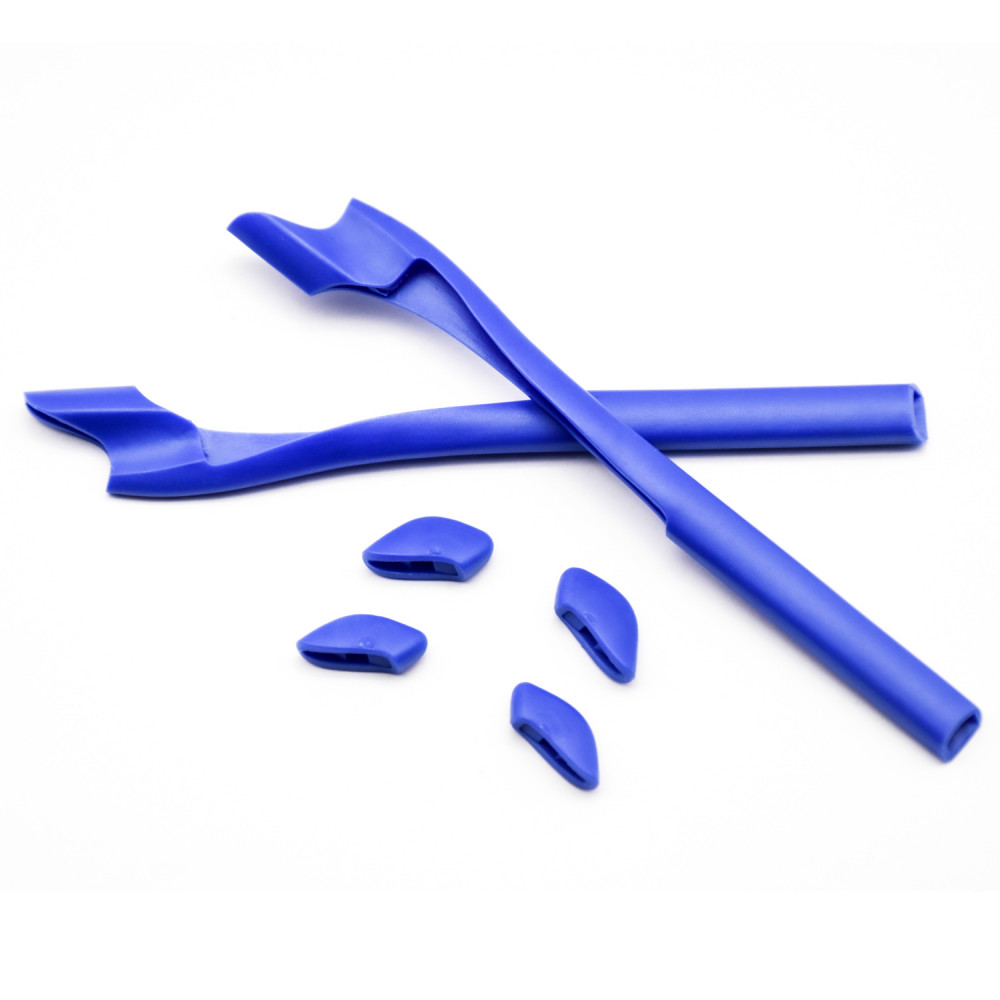 Imytpft Dark Blue Compatible/Replacement For Oakley Half Jacket 2.0 Sunglasses  Silicone Leg Set Rubber Kit