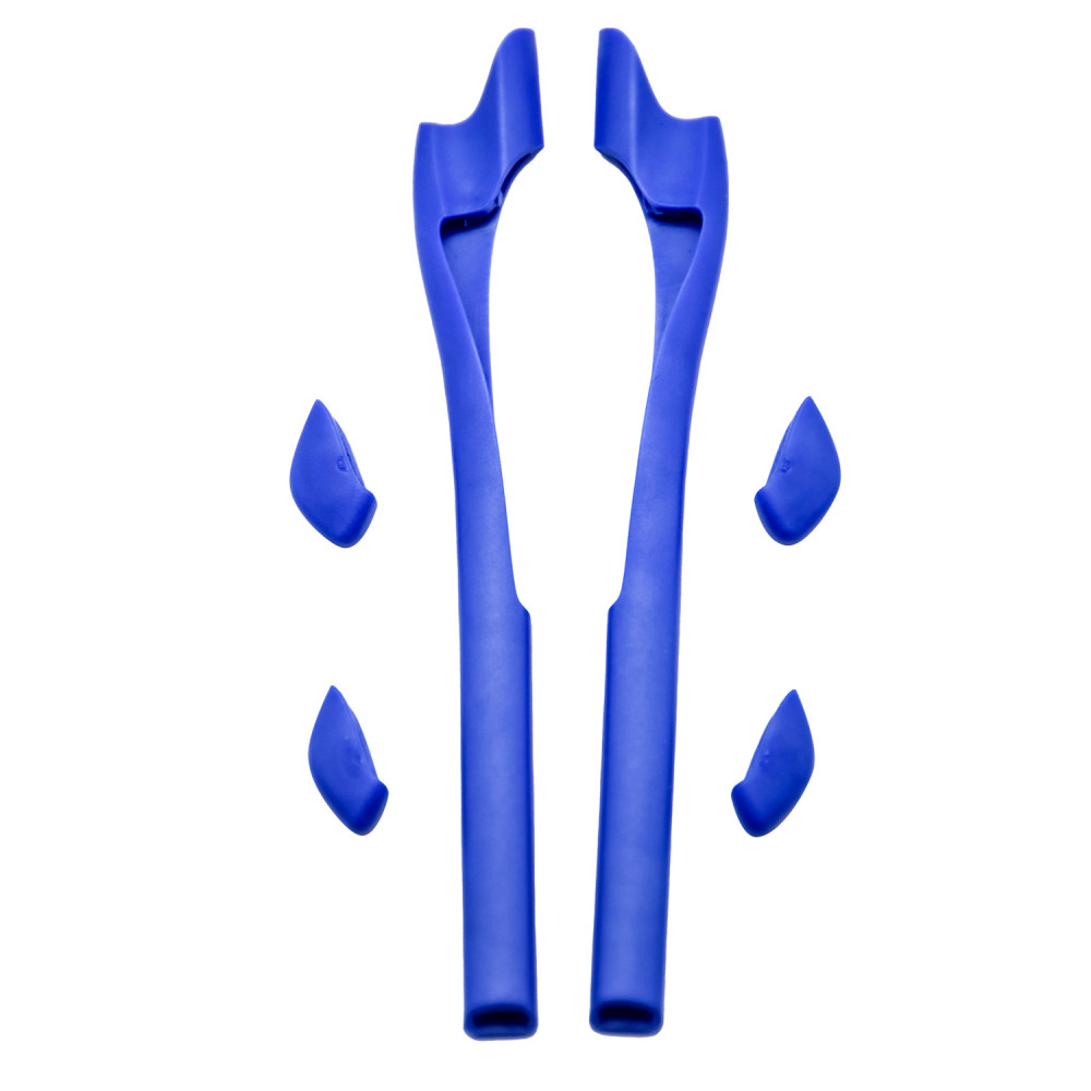 Imytpft Dark Blue Compatible/Replacement For Oakley Half Jacket 2.0 Sunglasses  Silicone Leg Set Rubber Kit