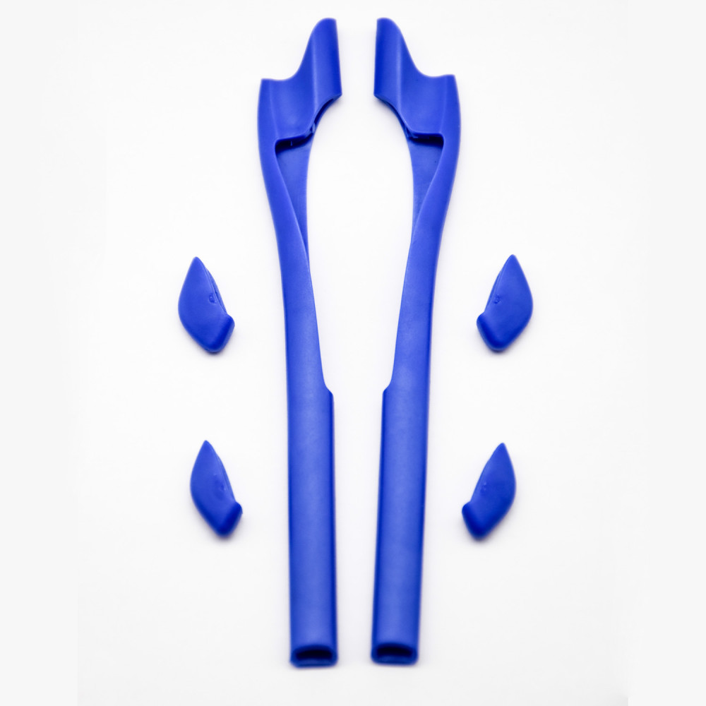 Imytpft Dark Blue Compatible/Replacement For Oakley Half Jacket 2.0 Sunglasses  Silicone Leg Set Rubber Kit