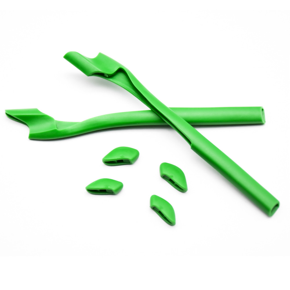 Imytpft Green Compatible/Replacement For Oakley Half Jacket 2.0 Sunglasses  Silicone Leg Set Rubber Kit