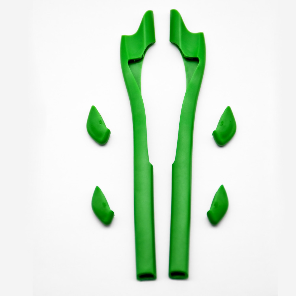 Imytpft Green Compatible/Replacement For Oakley Half Jacket 2.0 Sunglasses  Silicone Leg Set Rubber Kit