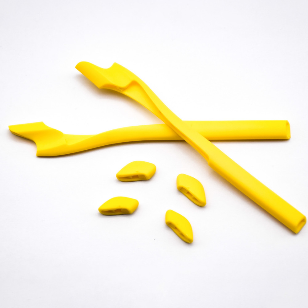 Imytpft Yellow Compatible/Replacement For Oakley Half Jacket 2.0 Sunglasses  Silicone Leg Set Rubber Kit
