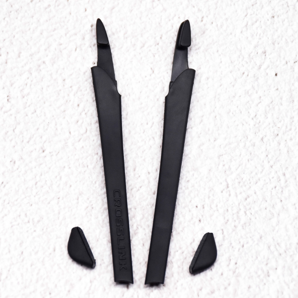 Imytpft Black Compatible/Replacement Silicone Leg Set For Oakley Crosslink Sunglasses Rubber Kit