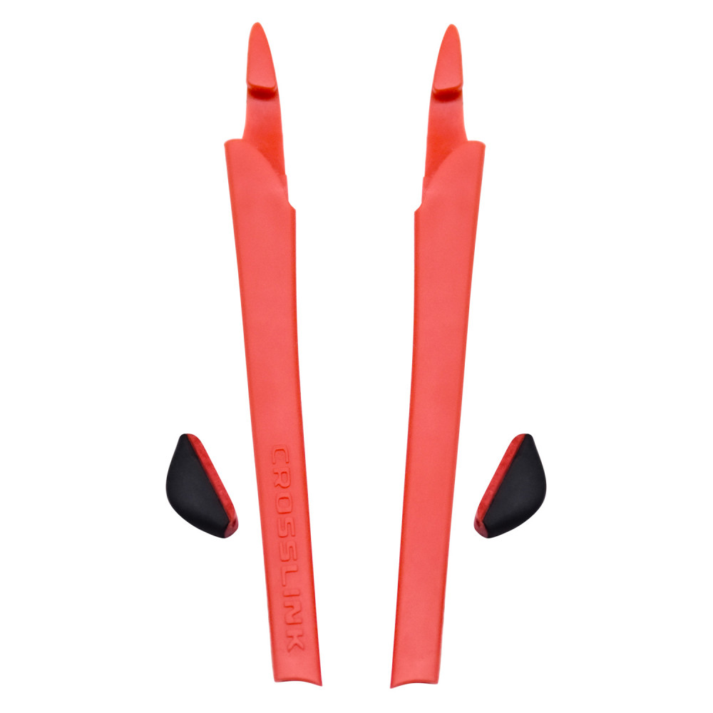 Imytpft Red Compatible/Replacement Silicone Leg Set For Oakley Crosslink Sunglasses Rubber Kit Imytpft Red Compatible/Replacement Silicone Leg Set For Oakley Crosslink Sunglasses Rubber Kit