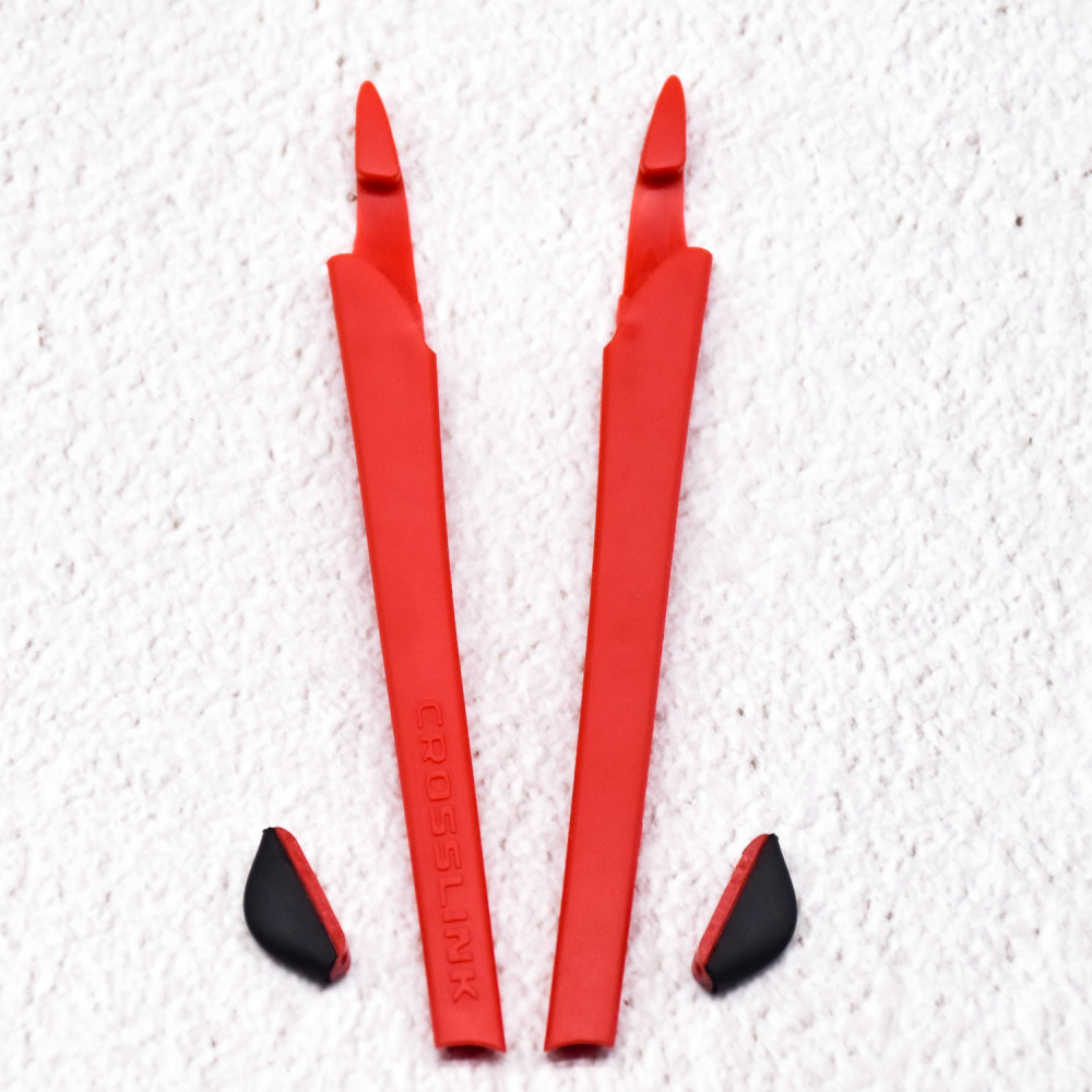 Imytpft Red Compatible/Replacement Silicone Leg Set For Oakley Crosslink Sunglasses Rubber Kit Imytpft Red Compatible/Replacement Silicone Leg Set For Oakley Crosslink Sunglasses Rubber Kit