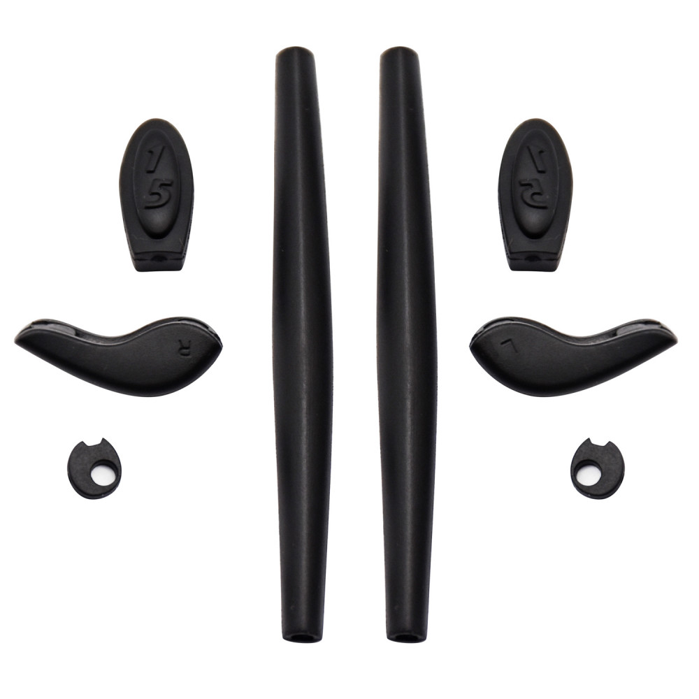 Imytpft Black Compatible/Replacement Silicone Leg Set For Oakley Juliet Sunglasses Rubber Kit