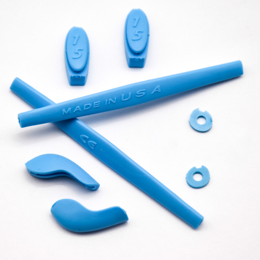 Imytpft Blue Compatible/Replacement Silicone Leg Set For Oakley Juliet Sunglasses Rubber Kit
