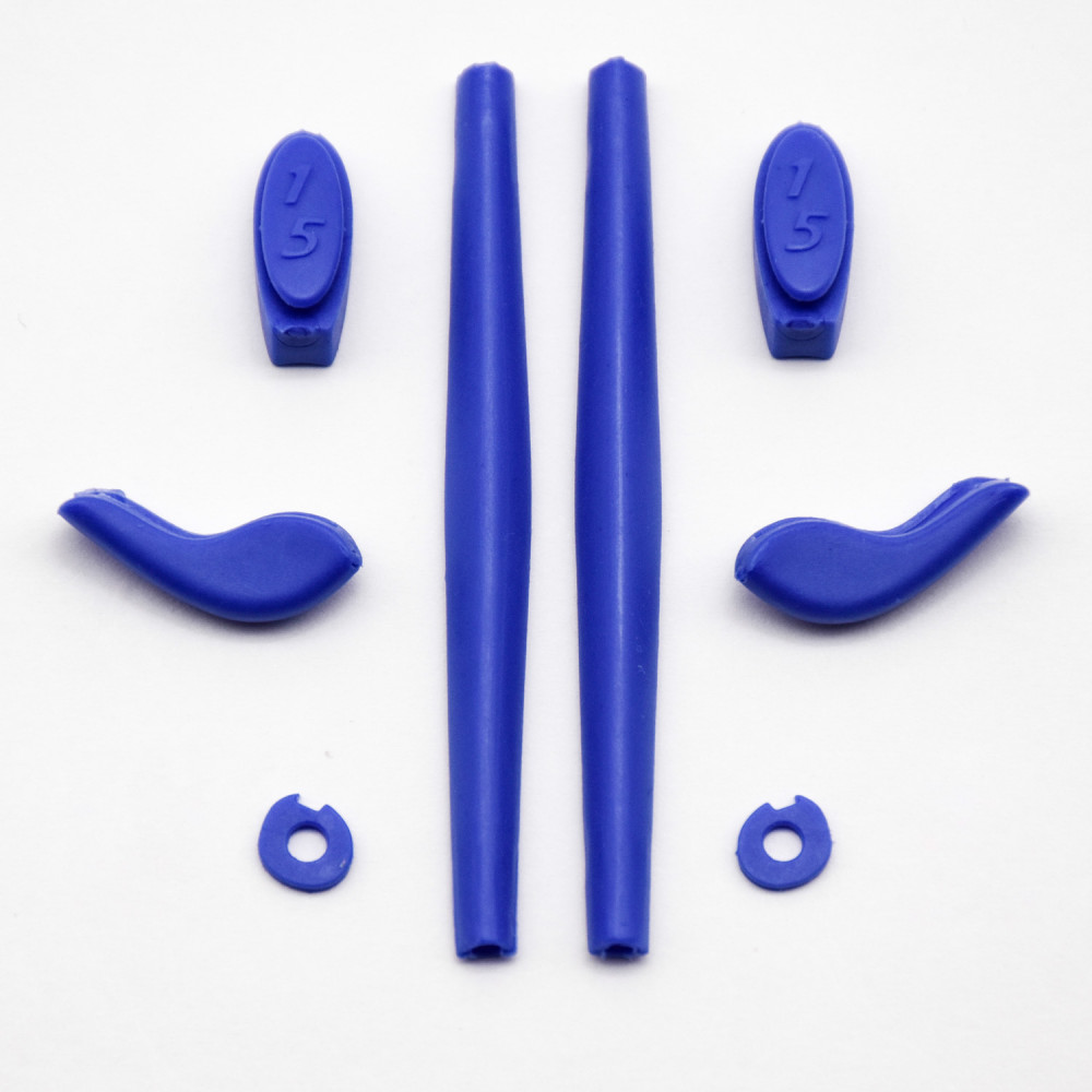 Imytpft Dark Blue Compatible/Replacement Silicone Leg Set For Oakley Juliet Sunglasses Rubber Kit
