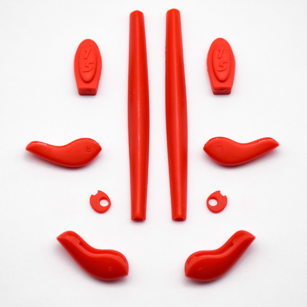 Imytpft Red Compatible/Replacement Silicone Leg Set For Oakley Juliet Sunglasses Rubber Kit