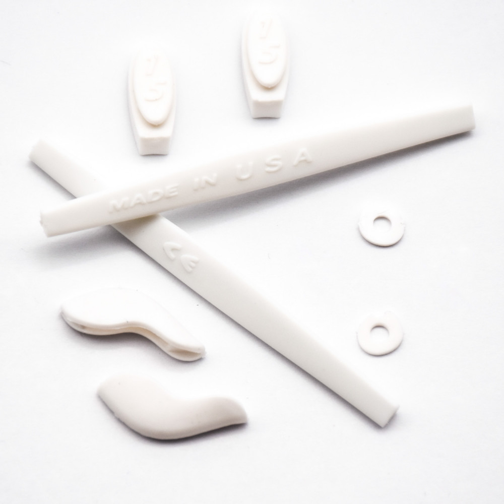 Imytpft White Compatible/Replacement Silicone Leg Set For Oakley Juliet Sunglasses Rubber Kit