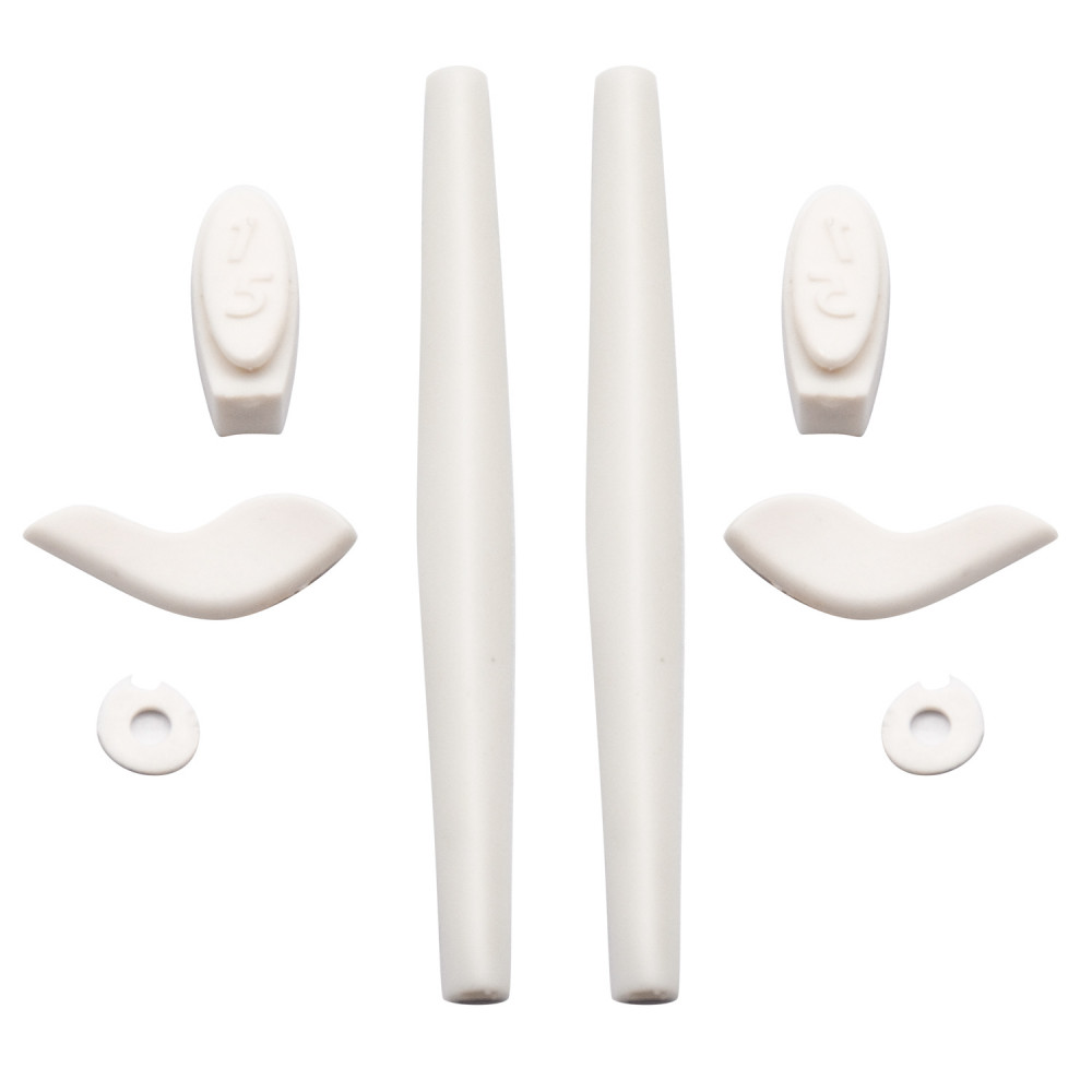Imytpft White Compatible/Replacement Silicone Leg Set For Oakley Juliet Sunglasses Rubber Kit