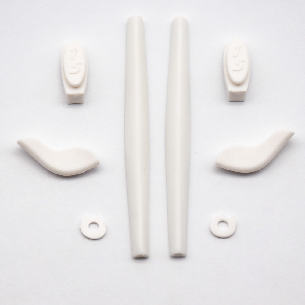 Imytpft White Compatible/Replacement Silicone Leg Set For Oakley Juliet Sunglasses Rubber Kit