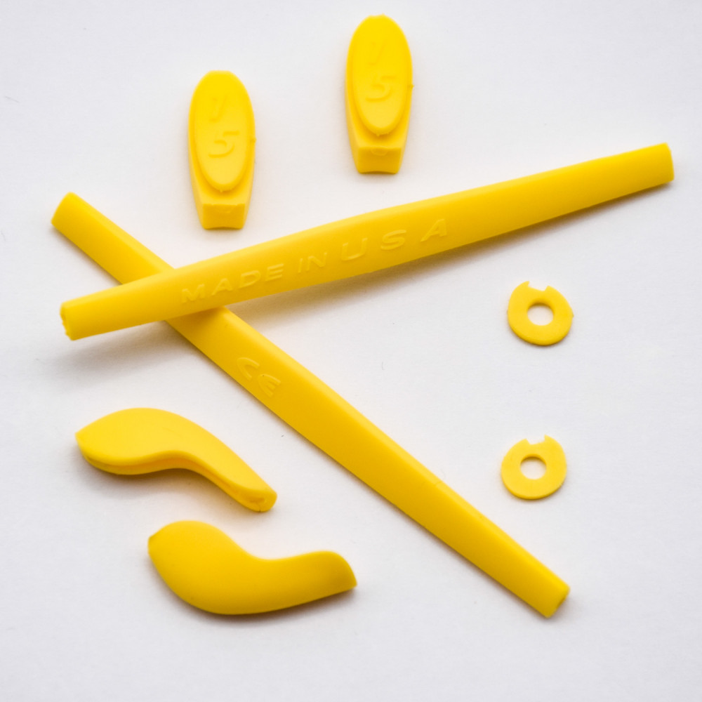 Imytpft Yellow Compatible/Replacement Silicone Leg Set For Oakley Juliet Sunglasses Rubber Kit