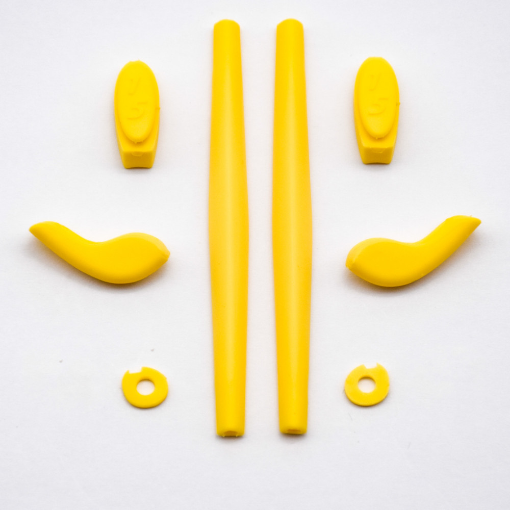 Imytpft Yellow Compatible/Replacement Silicone Leg Set For Oakley Juliet Sunglasses Rubber Kit