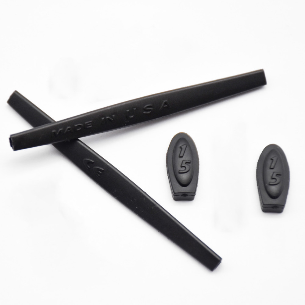 Imytpft Black Compatible/Replacement Silicone Leg Set For Oakley X Metal XX Sunglasses Rubber Kit