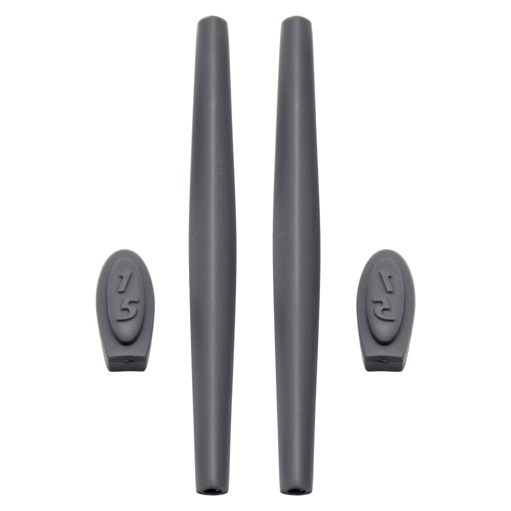Imytpft Dark Grey Compatible/Replacement Silicone Leg Set For Oakley X Metal XX Sunglasses Rubber Kit