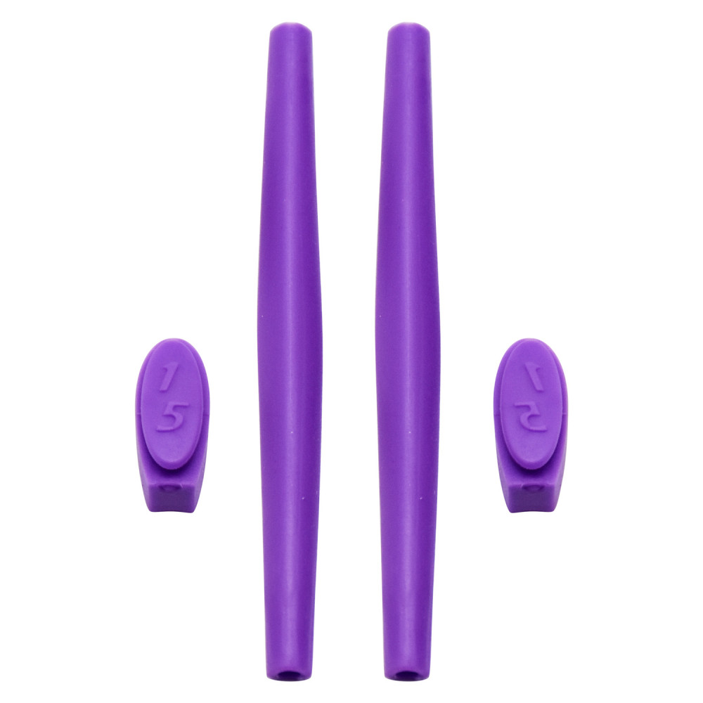 Imytpft Purple Compatible/Replacement Silicone Leg Set For Oakley X Metal XX Sunglasses Rubber Kit