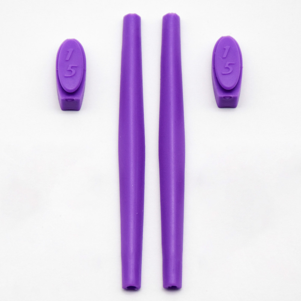 Imytpft Purple Compatible/Replacement Silicone Leg Set For Oakley X Metal XX Sunglasses Rubber Kit