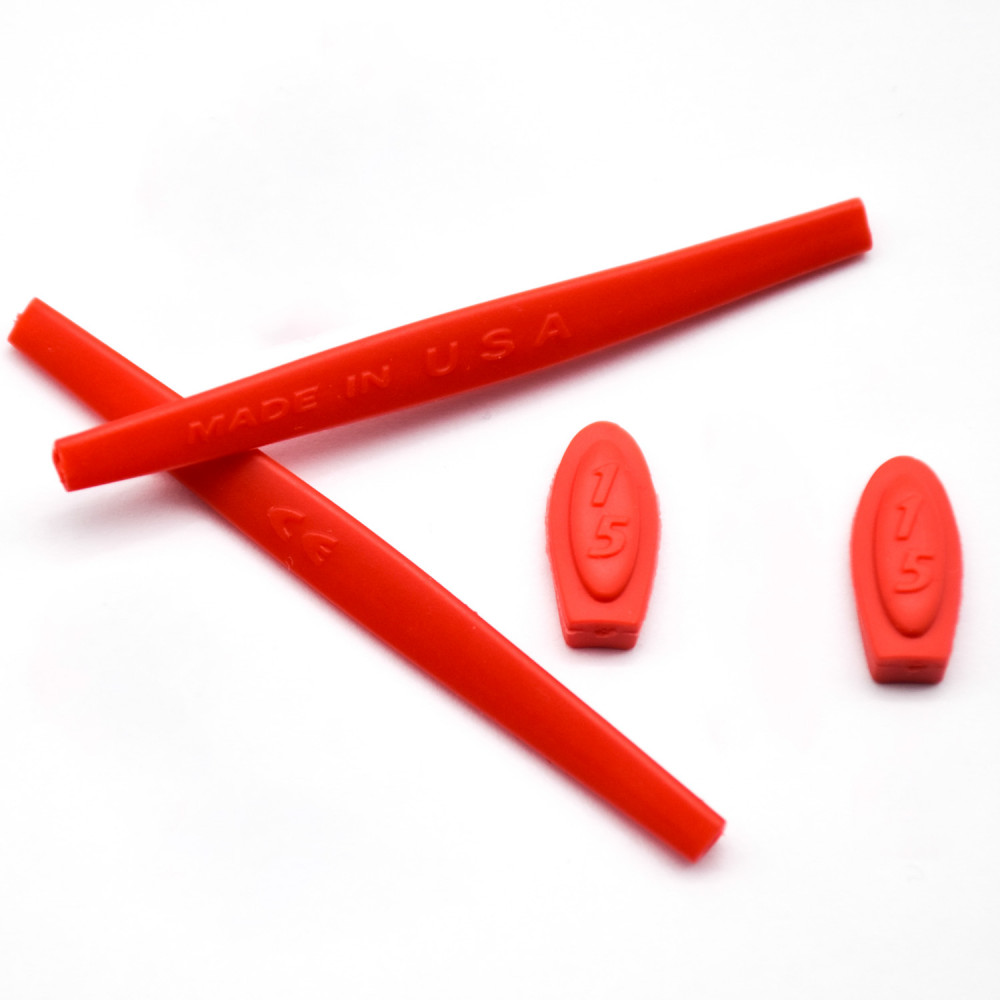 Imytpft Red Compatible/Replacement Silicone Leg Set For Oakley X Metal XX Sunglasses Rubber Kit