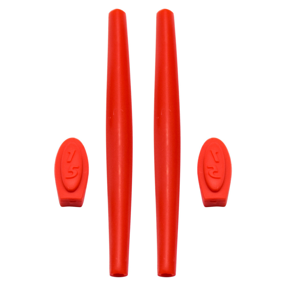 Imytpft Red Compatible/Replacement Silicone Leg Set For Oakley X Metal XX Sunglasses Rubber Kit