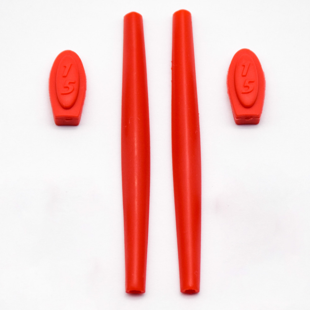 Imytpft Red Compatible/Replacement Silicone Leg Set For Oakley X Metal XX Sunglasses Rubber Kit