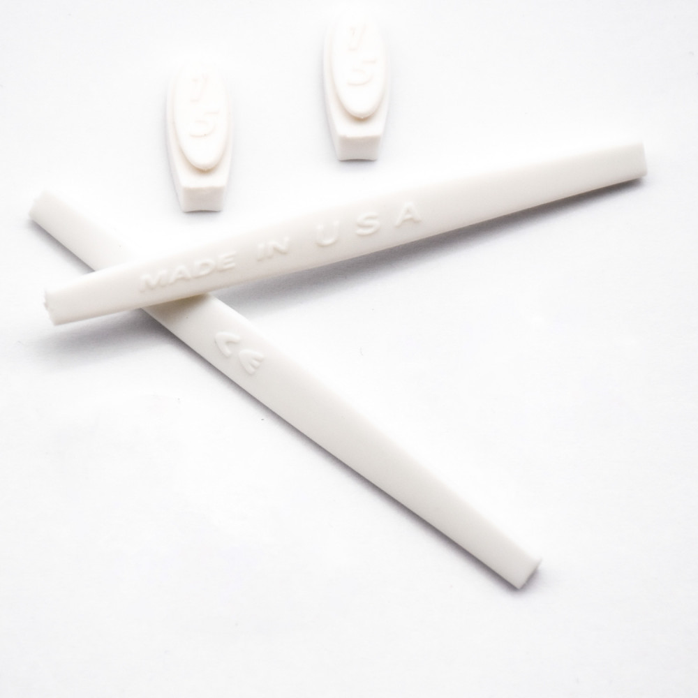 Imytpft White Compatible/Replacement Silicone Leg Set For Oakley X Metal XX Sunglasses Rubber Kit