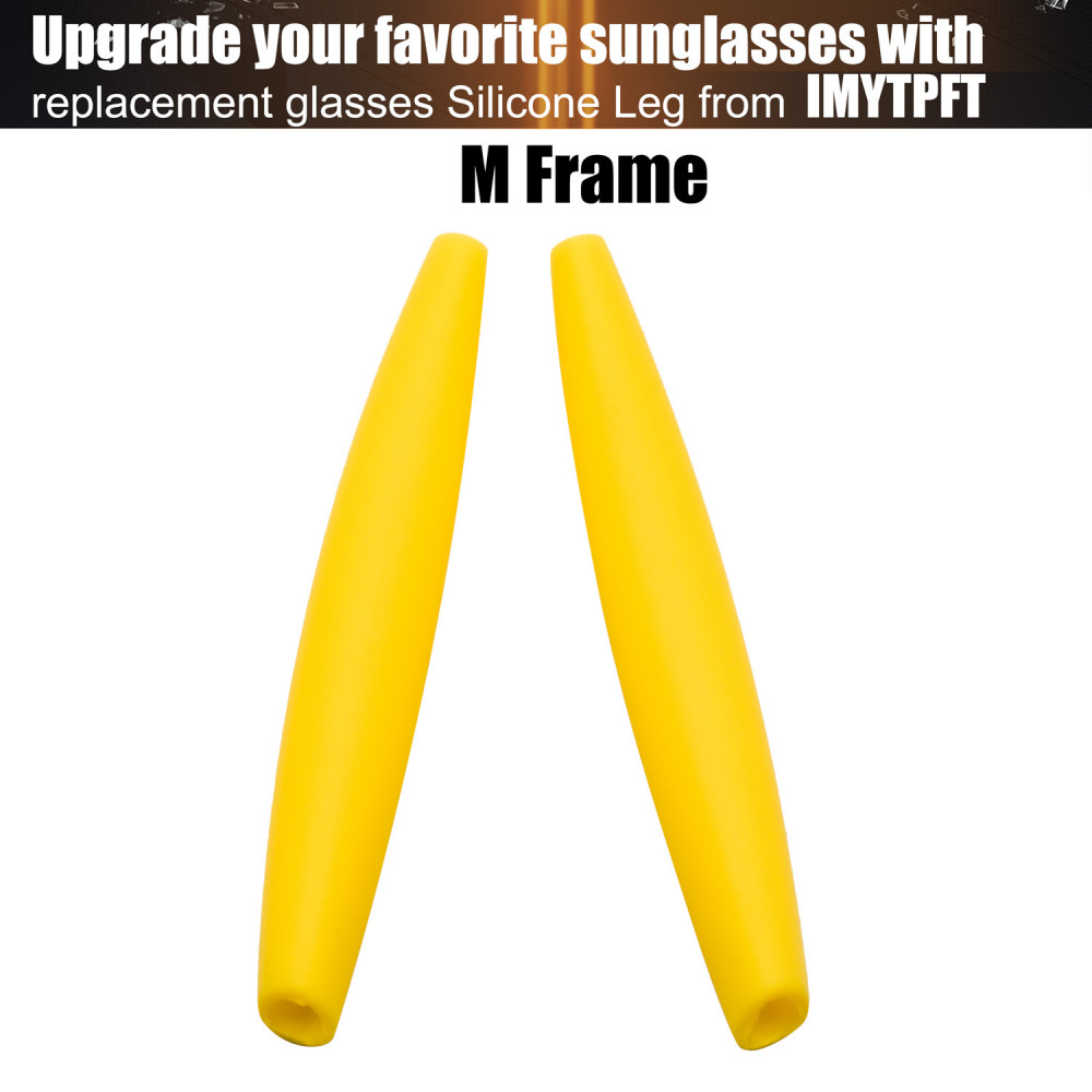 Imytpft Yellow Compatible/Replacement Silicone Leg Nose Pads For Oakley M Frame Series Earsocks Rubber Kit