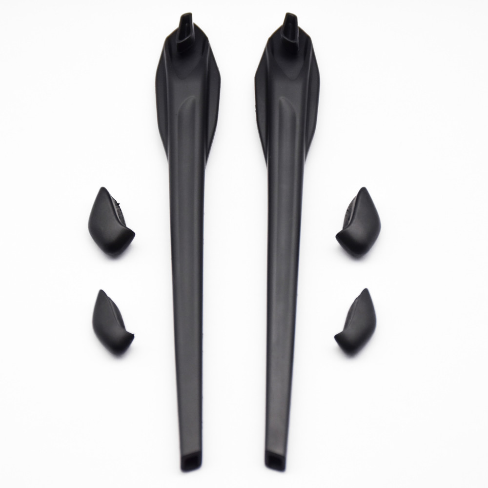 Imytpft Black Compatible/Replacement Silicone Leg Set For Oakley Flak 2.0/Flak 2.0 XL Sunglasses Rubber Kit
