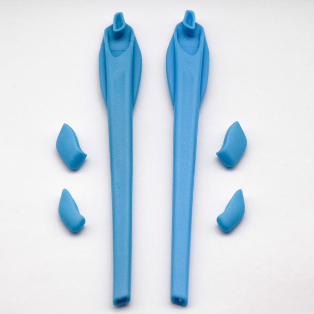 Imytpft Blue Compatible/Replacement Silicone Leg Set For Oakley Flak 2.0/Flak 2.0 XL Sunglasses Rubber Kit