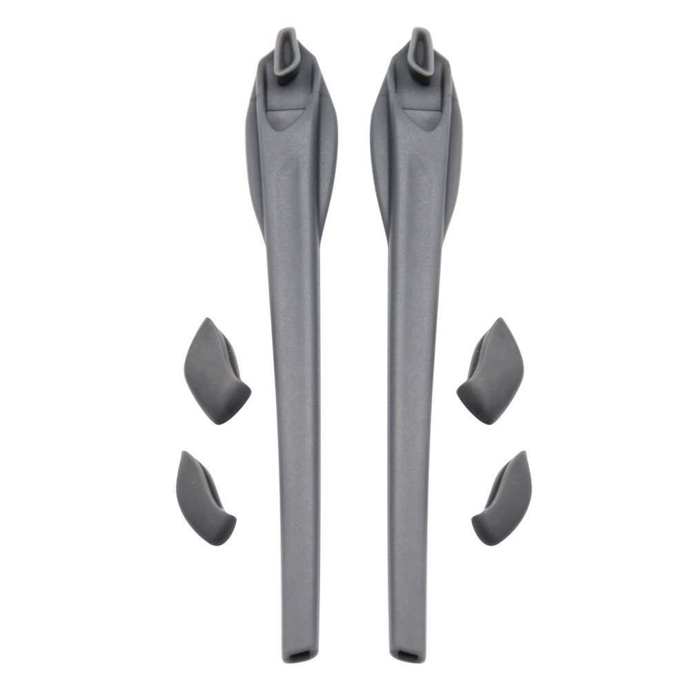 Imytpft Dark Grey Compatible/Replacement Silicone Leg Set For Oakley Flak 2.0/Flak 2.0 XL Sunglasses Rubber Kit