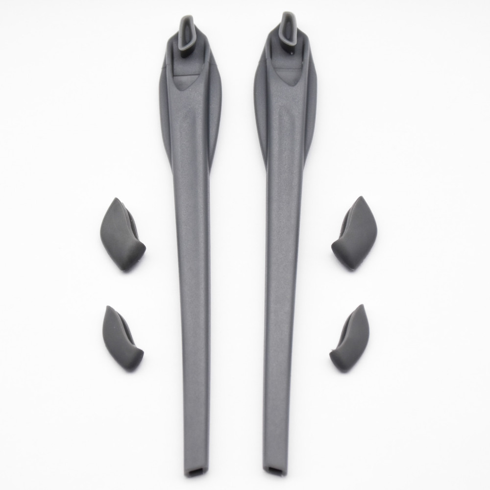 Imytpft Dark Grey Compatible/Replacement Silicone Leg Set For Oakley Flak 2.0/Flak 2.0 XL Sunglasses Rubber Kit