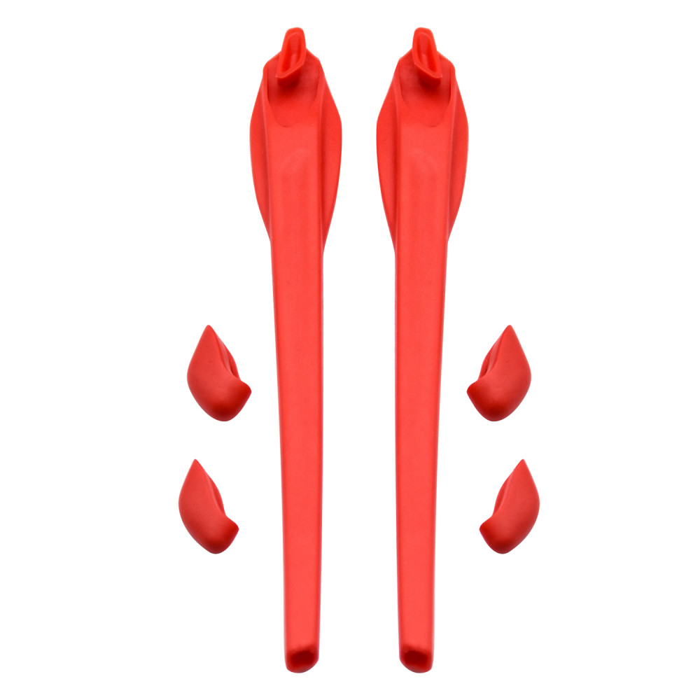 Imytpft Red Compatible/Replacement Silicone Leg Set For Oakley Flak 2.0/Flak 2.0 XL Sunglasses Rubber Kit