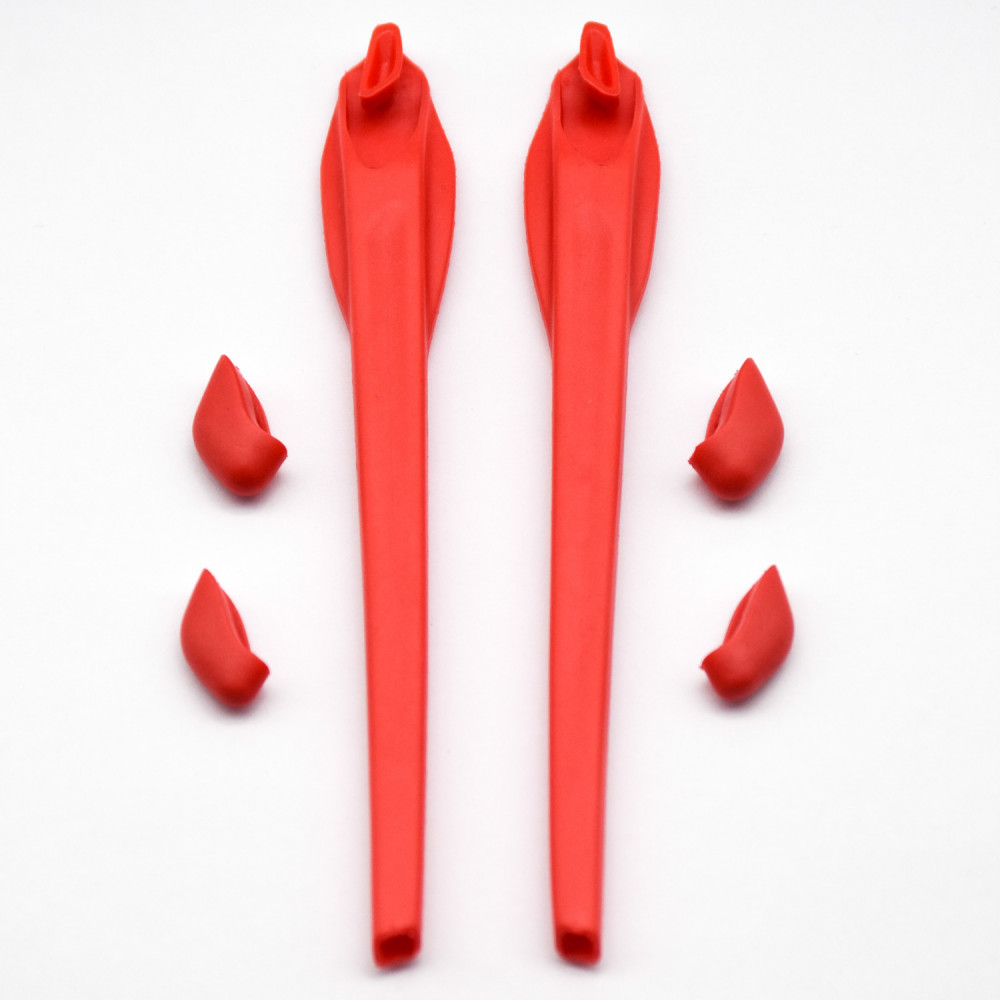 Imytpft Red Compatible/Replacement Silicone Leg Set For Oakley Flak 2.0/Flak 2.0 XL Sunglasses Rubber Kit