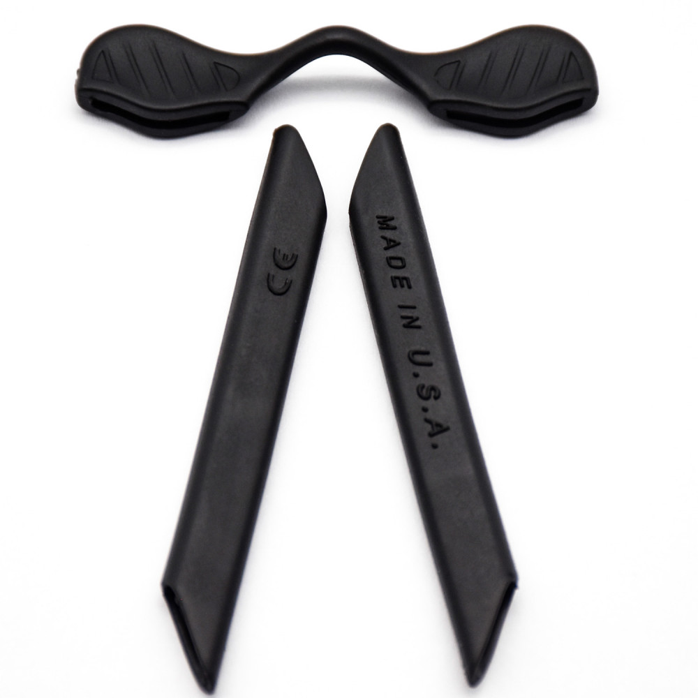 Imytpft Black Compatible/Replacement Silicone Leg Set For Oakley Radarlock Sunglasses Rubber Kit